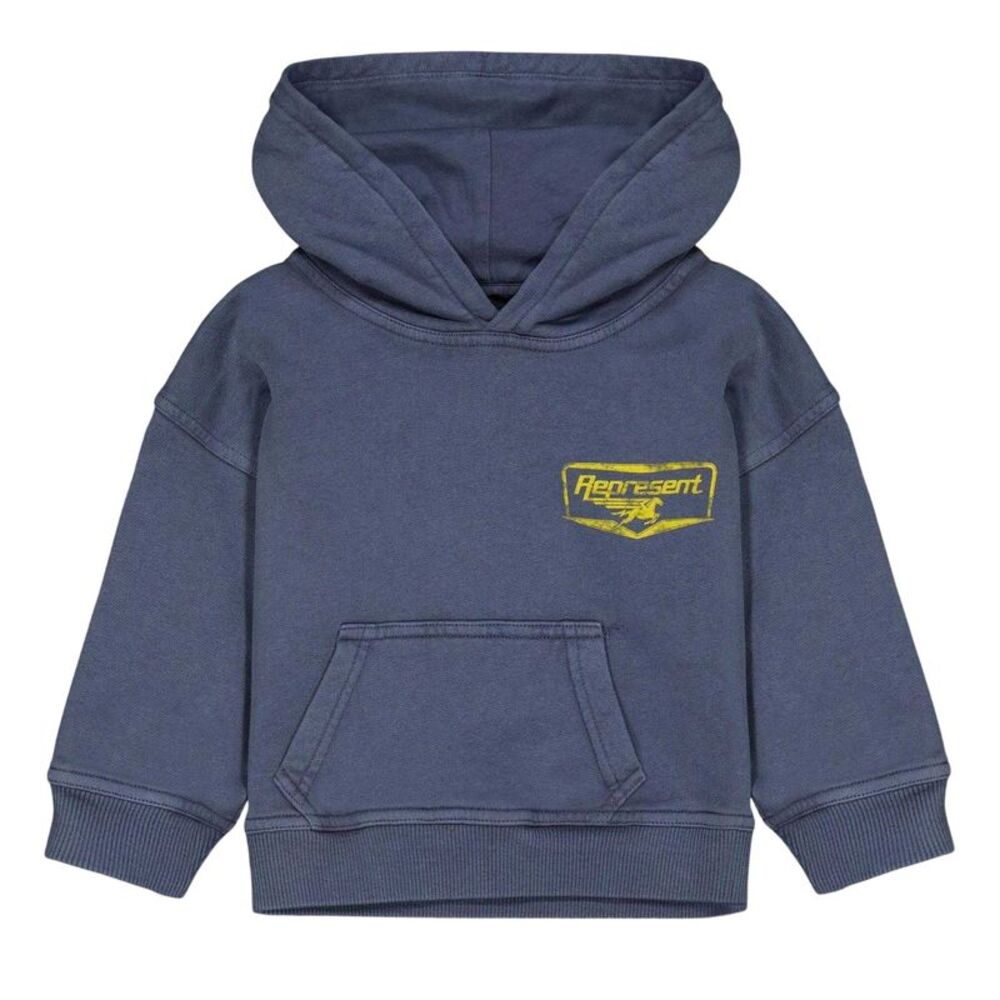 Represent Childrens/Kids Graphic Print Hoodie / Indigo Blue